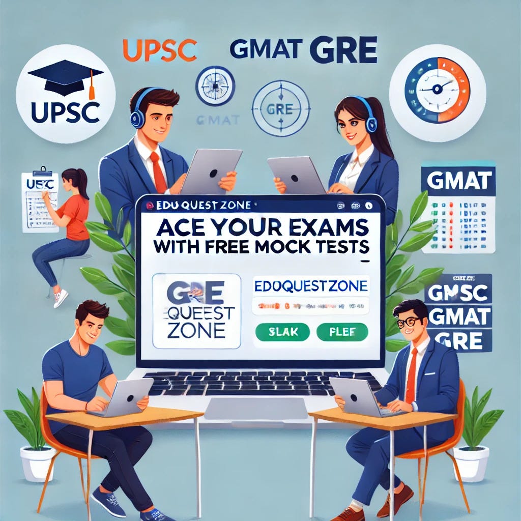 Free Mock Tests for Competitive Exams – The Ultimate Online Exam Preparation Guide EduQuestZone