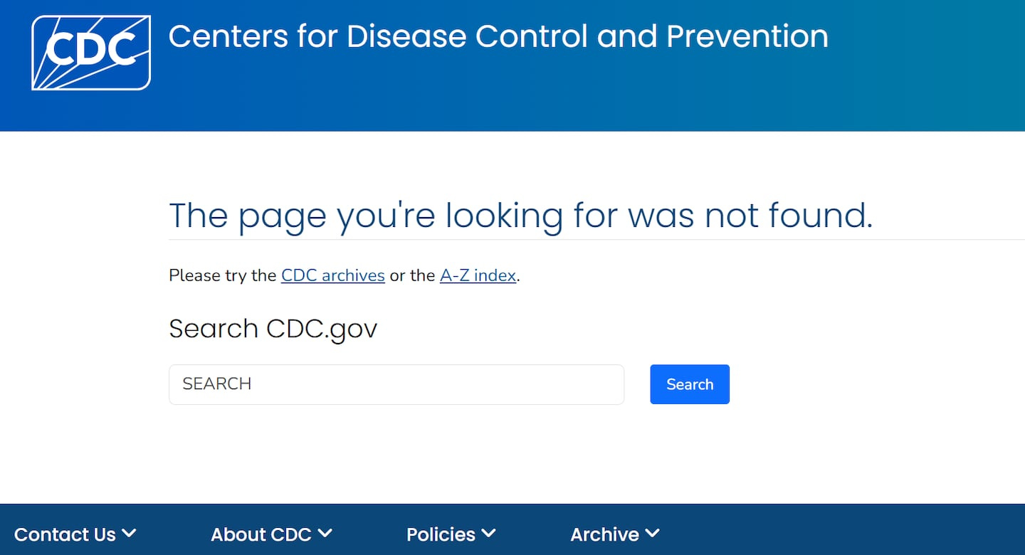 Tracking the CDC broken webpages for LGBTQ, HIV, race issues, more
