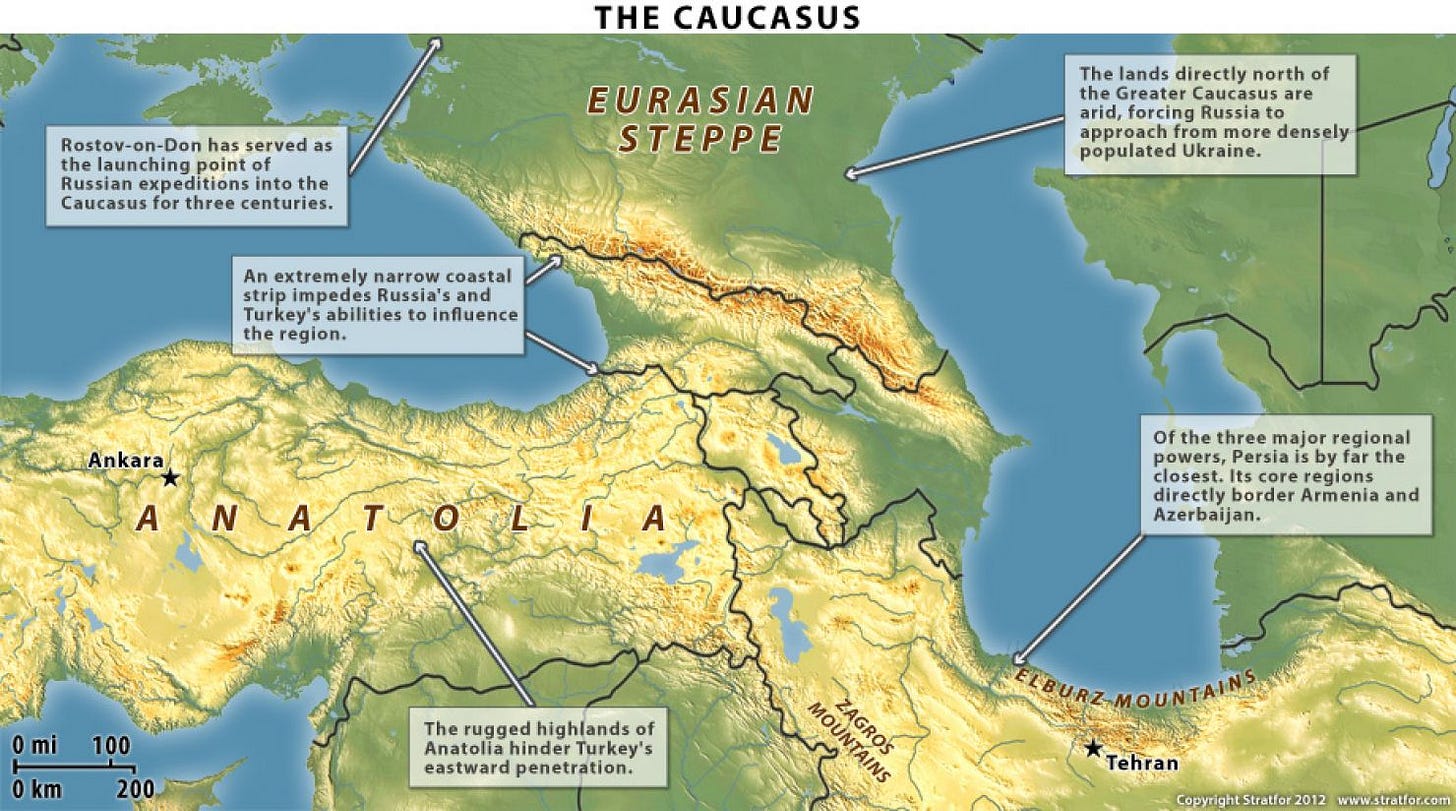 The Geography of the Caucasus