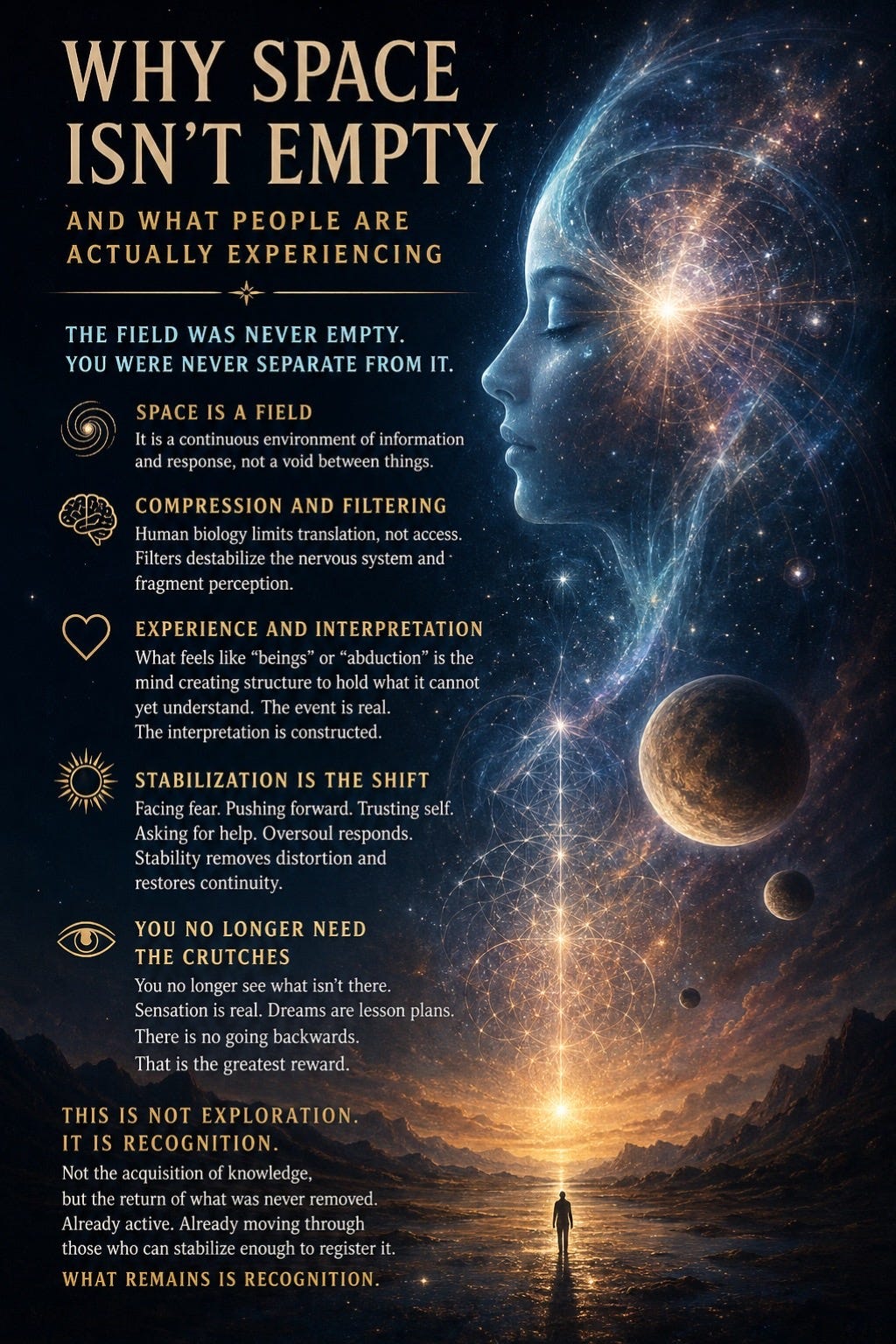 Why Space Isn’t Empty and What People Are Actually Experiencing