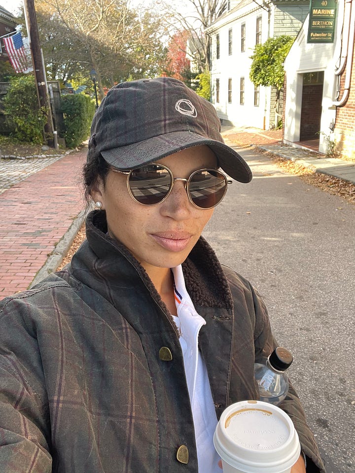 Footage of me enjoying the autumnal loveliness of Newport