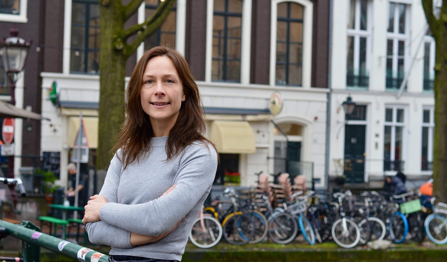 Anke Bakker, leader of the Party for the Animals Anke Bakker, leader of the Party for the Animals