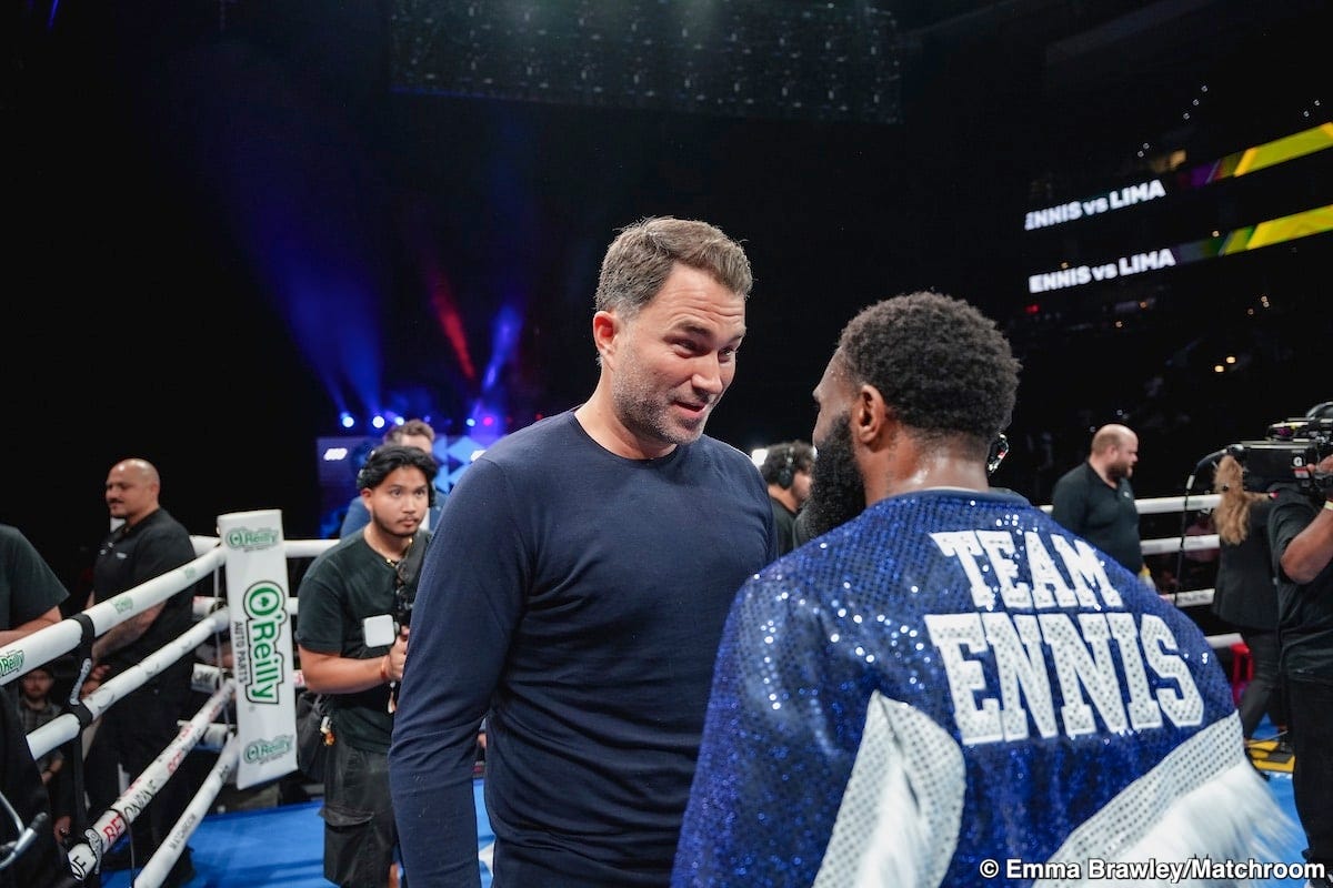 Image: Eddie Hearn Says Jaron Ennis the Man to Beat Terence Crawford: ‘We’ve Got the Guy Who Beats the King’