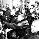 why does the Berlin Police enjoy beating up women?