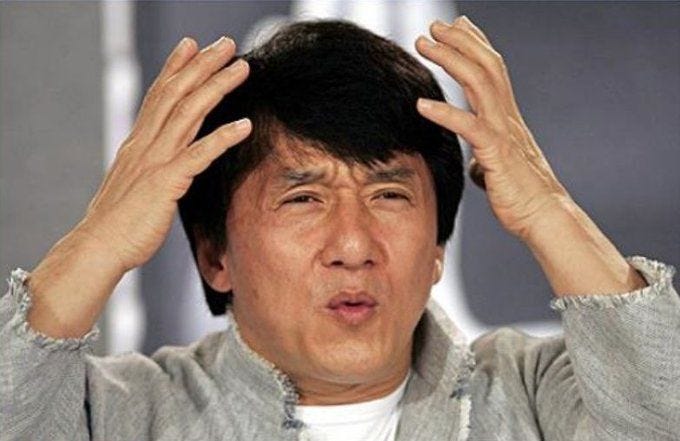 Wtf - Jackie Chan - Reaction image