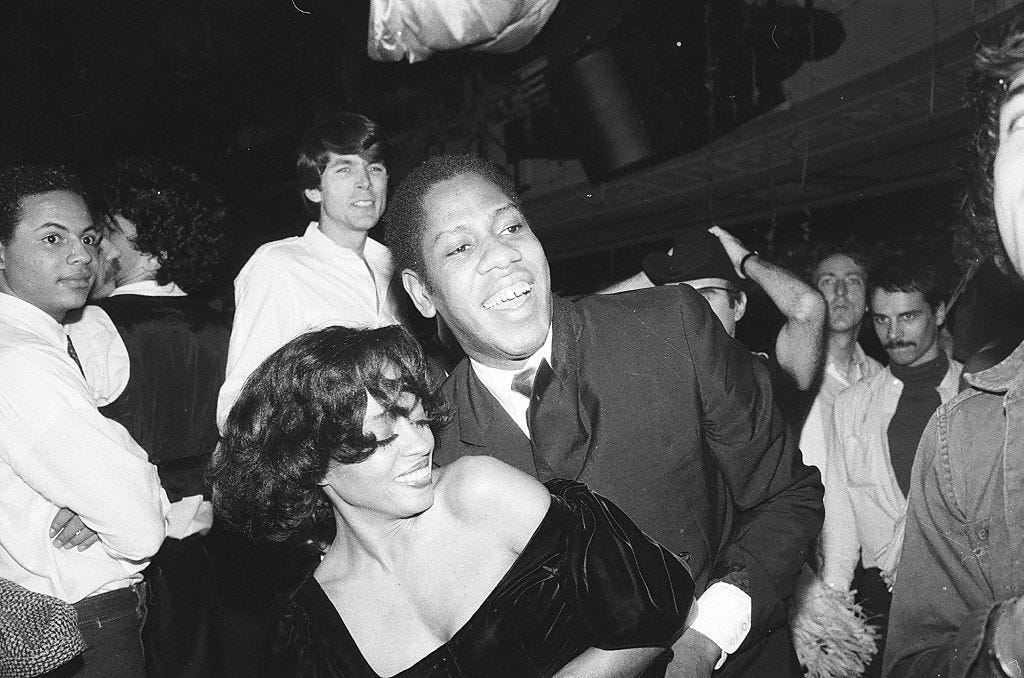 Studio 54: Andre Leon Talley & Diana Ross - by Saeed Jones