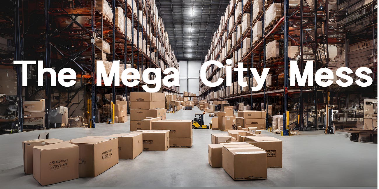 The Mega City Mess