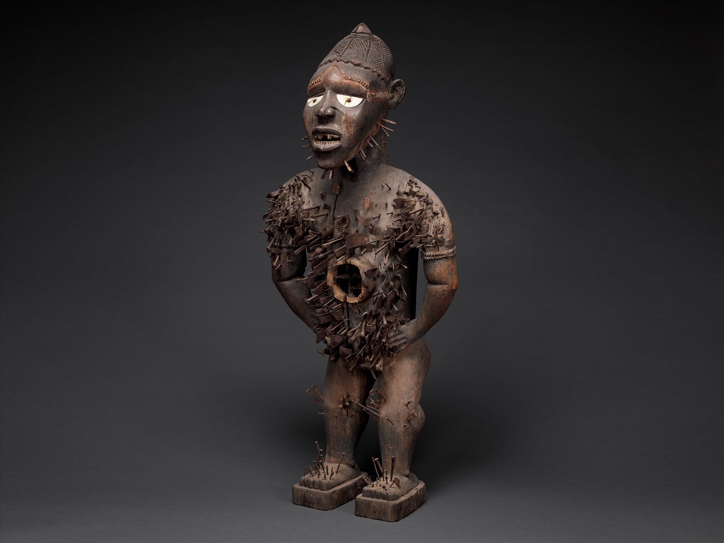 Kongo artist and nganga, Yombe group | Mangaaka Power Figure (Nkisi  N'Kondi) | Kongo | The Metropolitan Museum of Art
