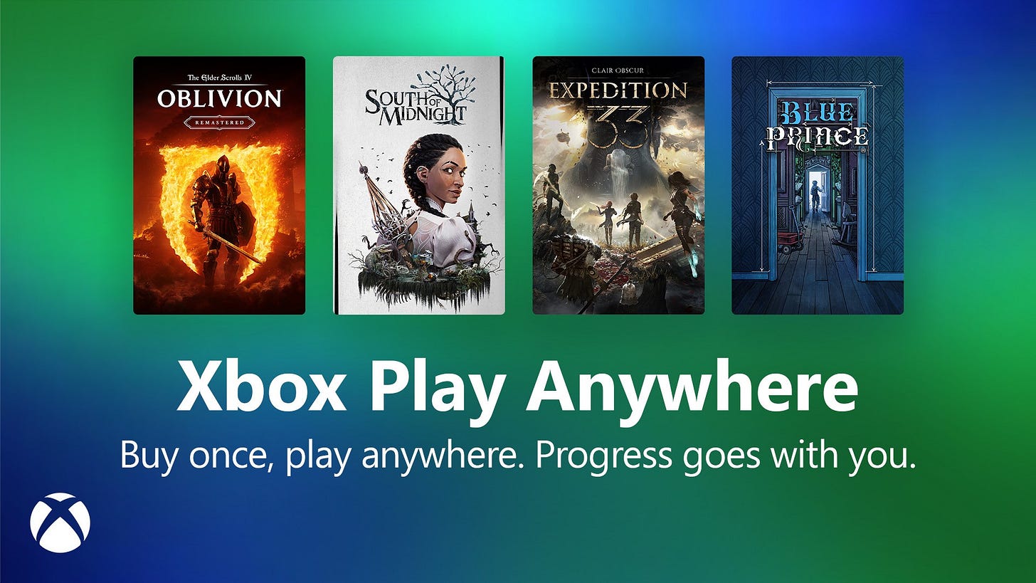 Xbox Play Anywhere Xbox Play Anywhere