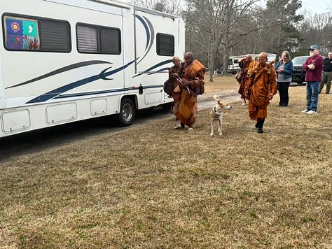 Pictures of the "Walk for Peace" stop in rural SC.
