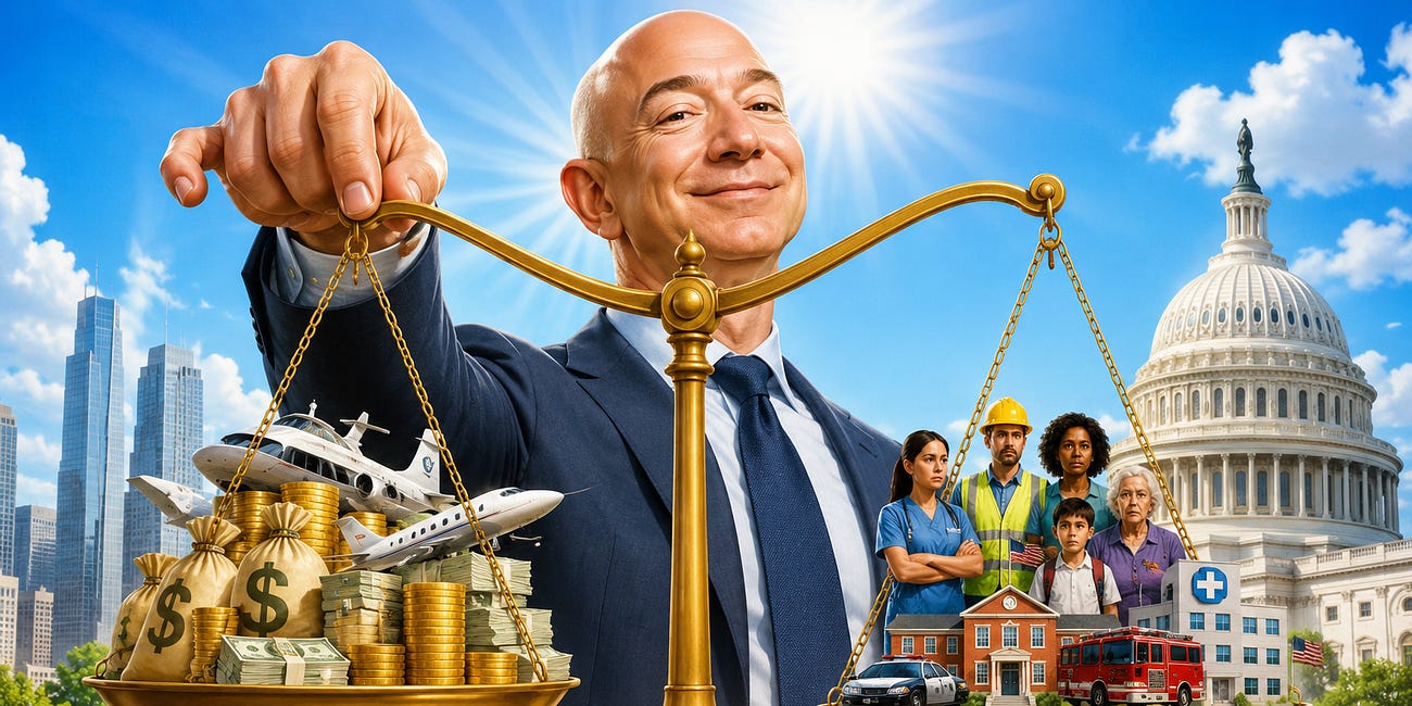 Jeff Bezos’ Tax Scam: Why Billionaires Want Their Workers to Stop Paying Taxes