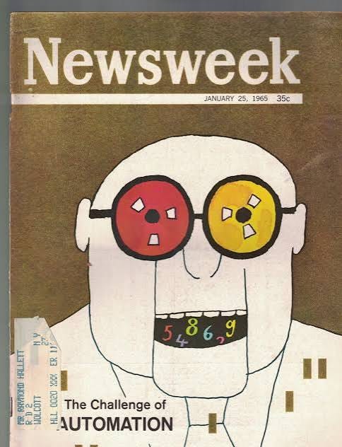 Newsweek January 25 1965 Automation Longshoreman's Strike Ornette Coleman | eBay