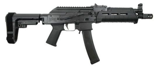 PSA AK-V 9mm MOE ALG SBA3 Pistol, Black