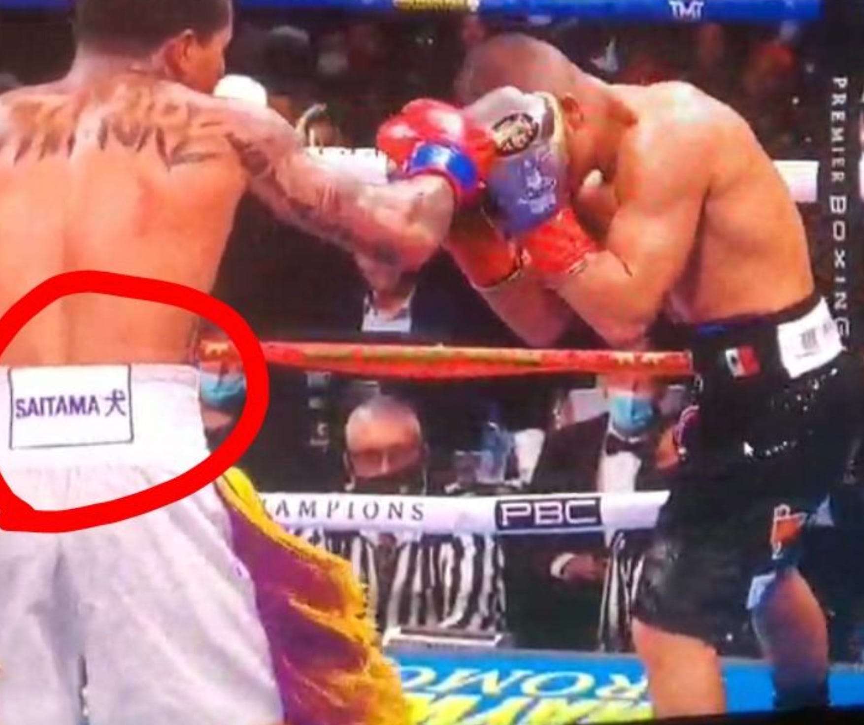 Saitama debuts at the crypto.com arena for the Gervonta Davis v. Isaac Cruz  bout