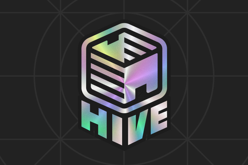 HIVE Logo, representing the ideology of a collective