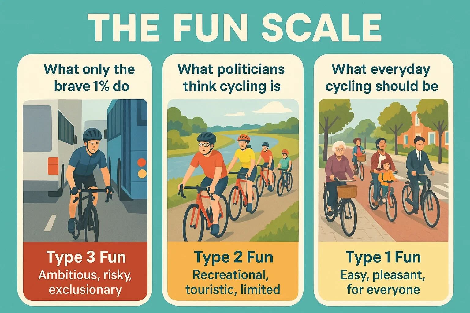 Type 2 Fun Explained Why Everyday Cycling Still Feels Like Type 2 or 3 Fun in Most Places