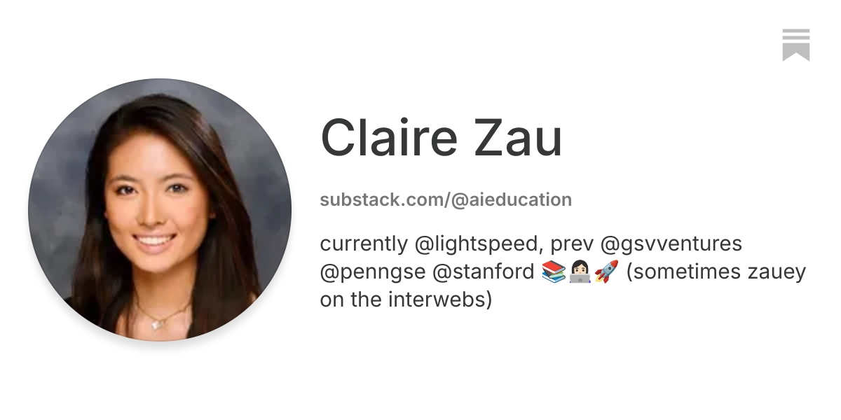 Claire Zau | Substack