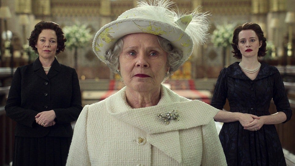 The three actresses who play "The Crown"'s Queen Elizabeth at different ages