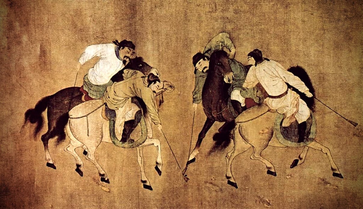 Li Lin, The Game of Polo, 1558-1635, Victoria and Albert Museum, London, UK