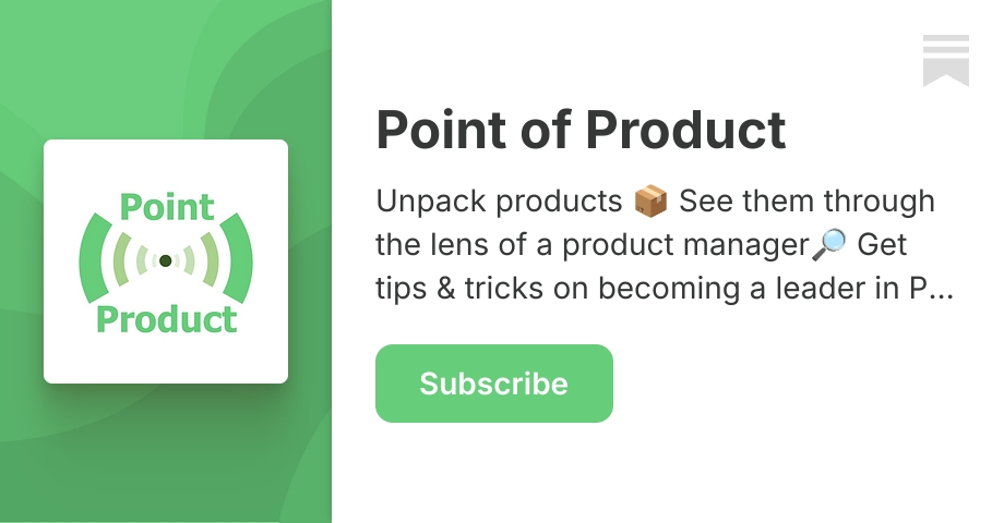 Point of Product | Nini Ren | Substack