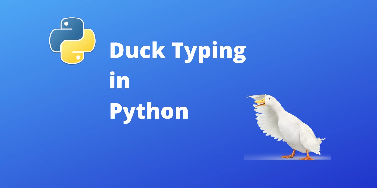 Duck Typing in Python - AskPython