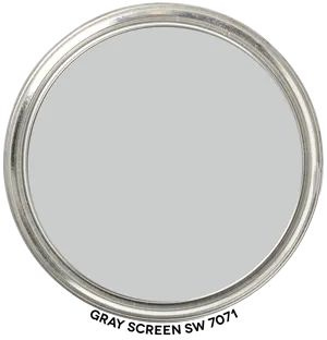 Gray Screen 7071 by Sherwin-Williams - CAMP CHROMA Gray Screen 7071 by Sherwin-Williams - CAMP CHROMA