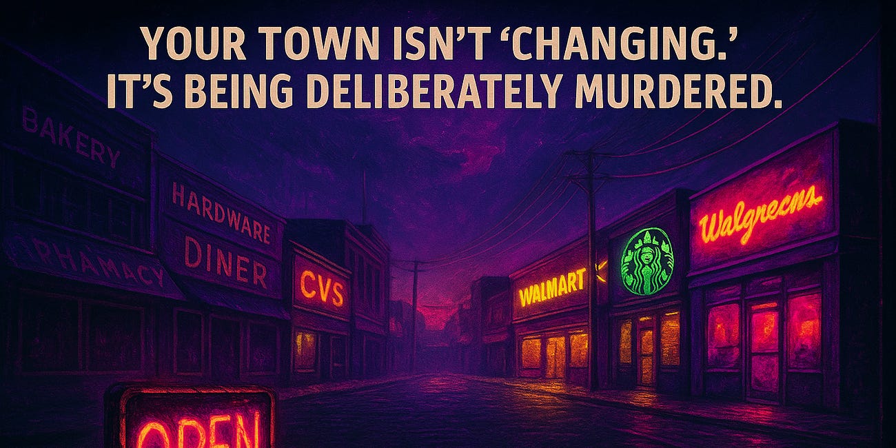 Your Town Isn't 'Changing.' It's Being Deliberately Murdered.
