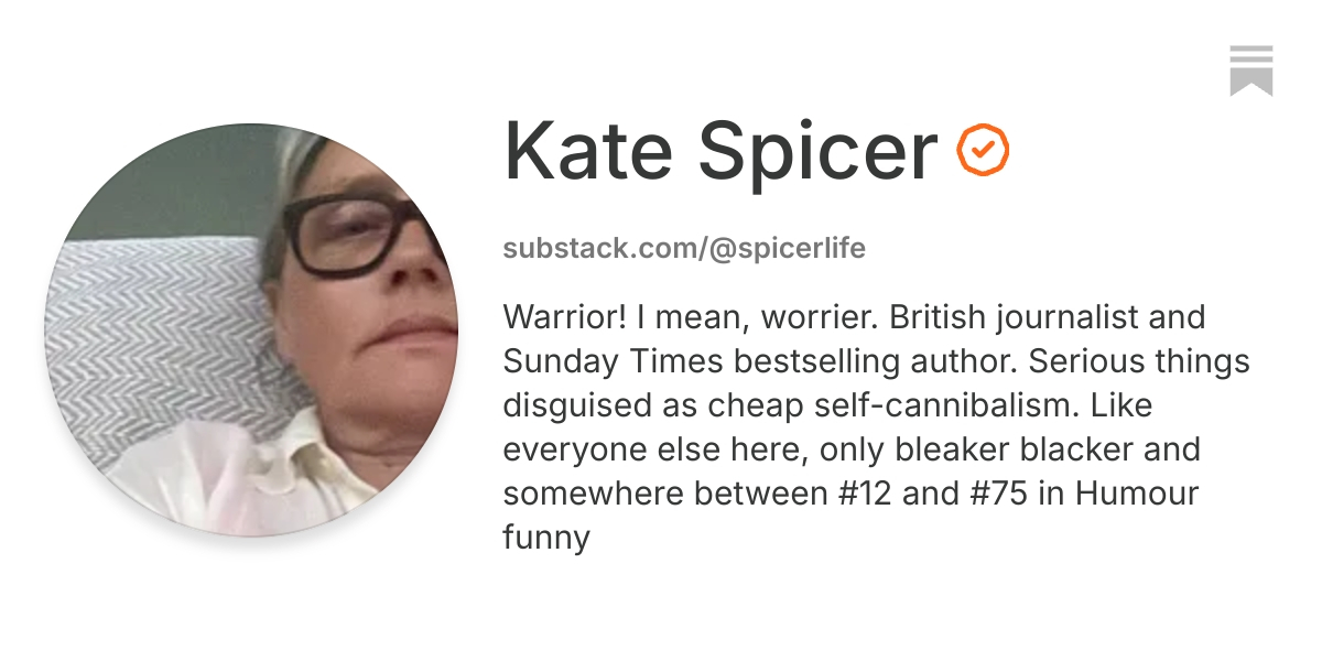 Kate Spicer | Substack