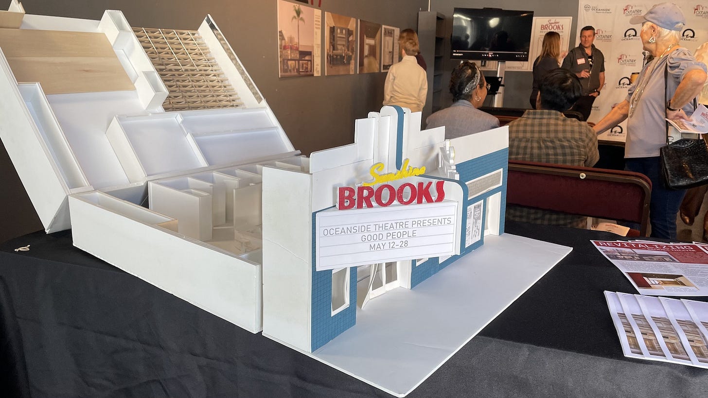 The Oceanside Theatre Company unveiled its renovation project on Tuesday for the Sunshine Brooks Theatre. Steve Puterski photo