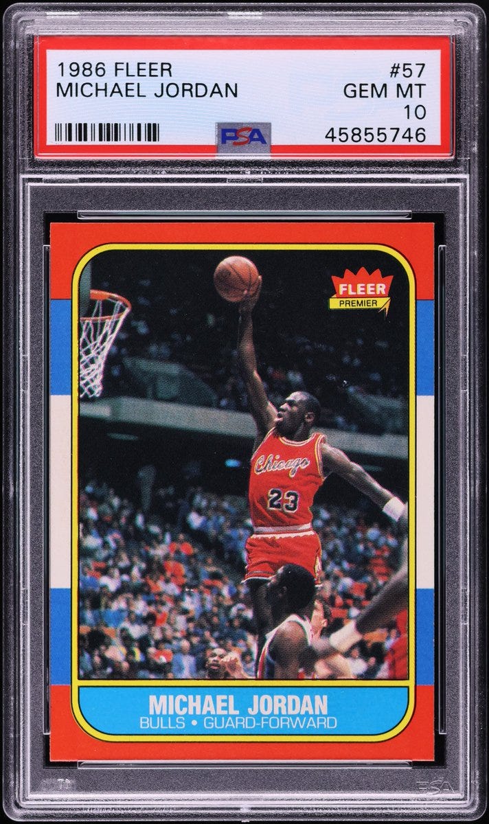 graded jordan cards Michael PSA 10 Basketball Card Mystery Pack : Collectibles & Fine Art 1999 Upper Deck Athlete of