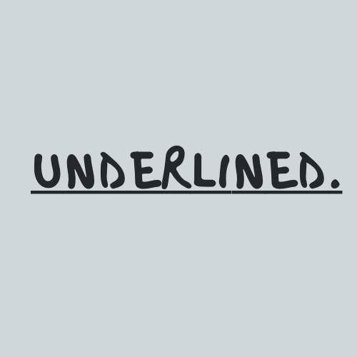 Underlined. logo