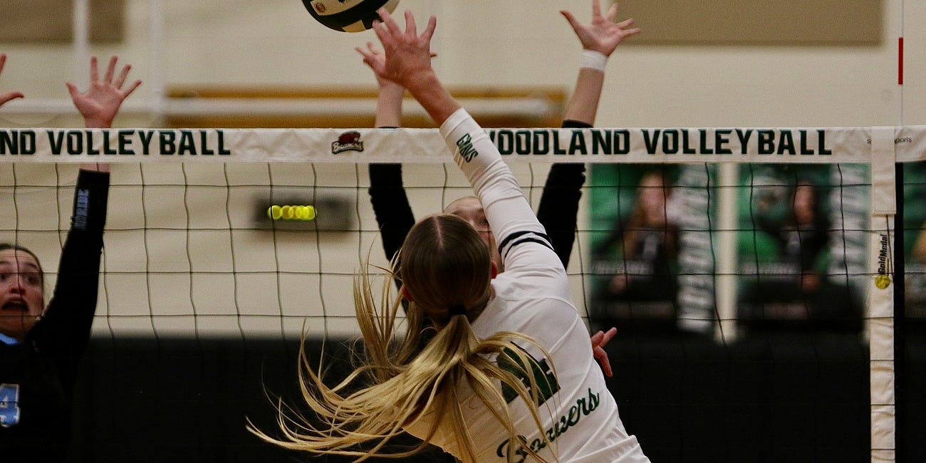 High School Volleyball: Woodland serves up sweep revenge to Mark Morris