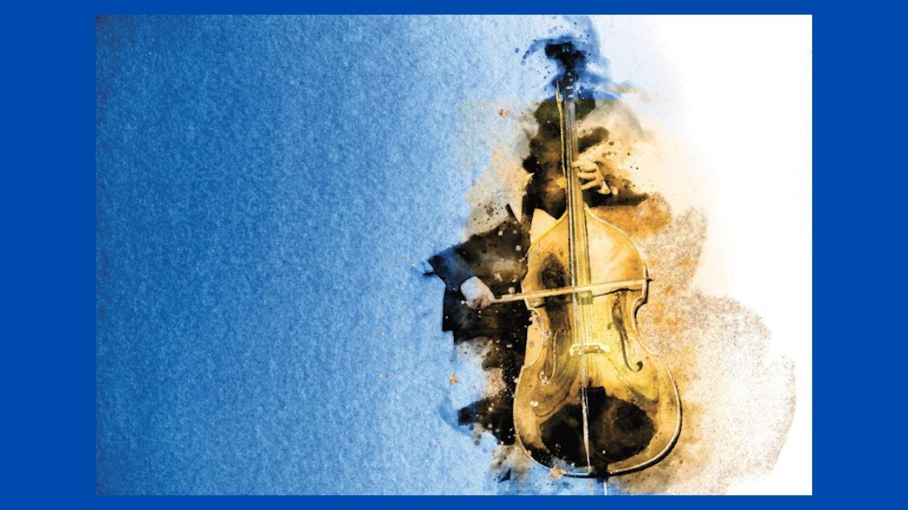 string bass player from free program Call & Purpose