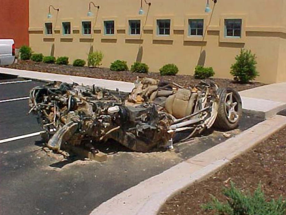 wrecked corvette wrecked corvette