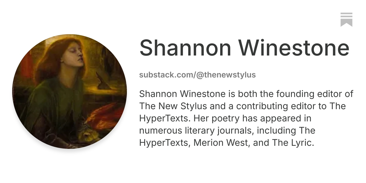 Shannon Winestone | Substack