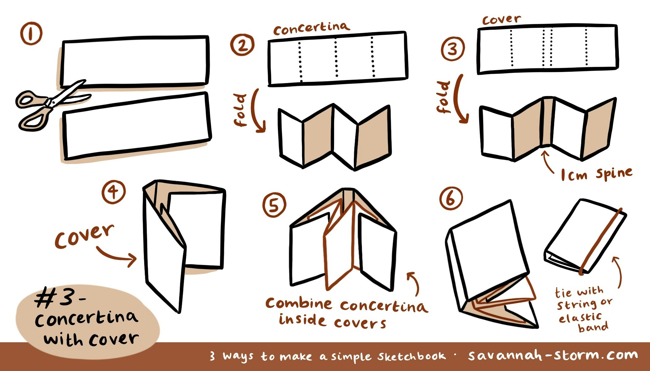 How To Fold Paper Booklets 3 Ways