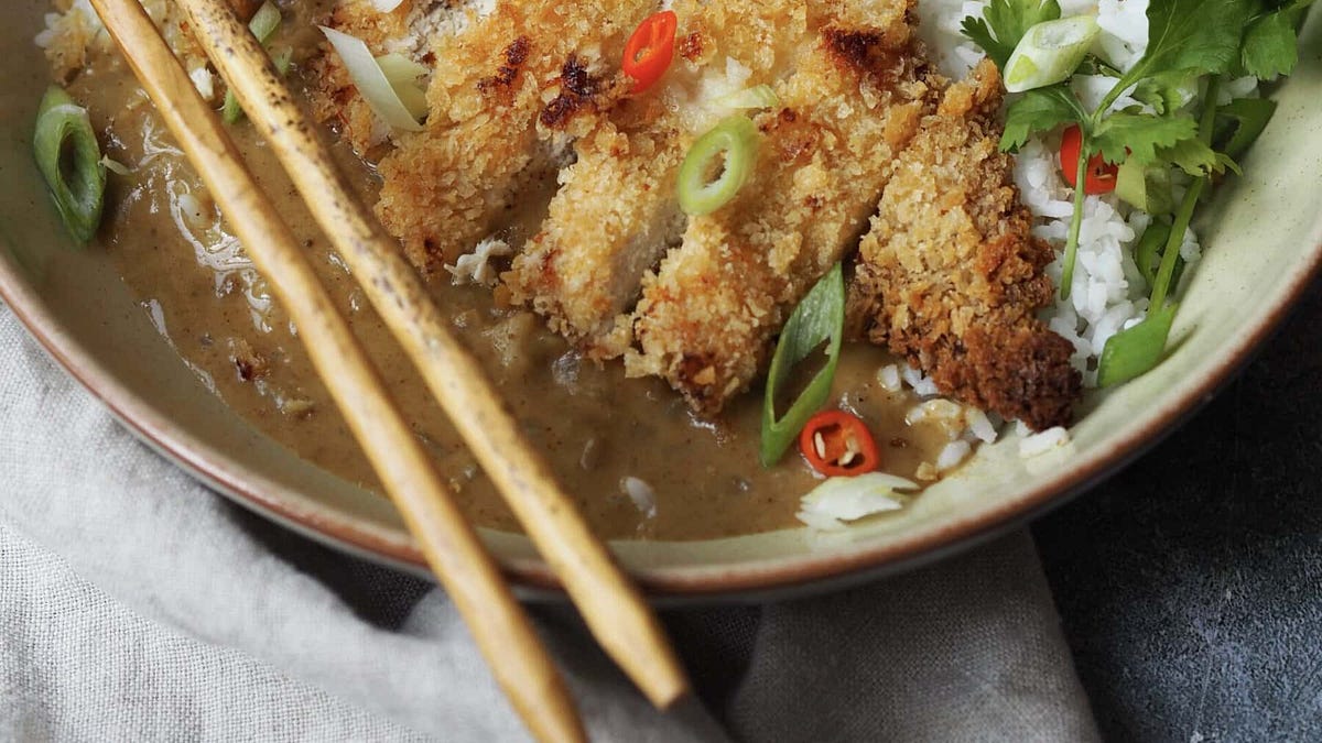 My Favourite Chicken Katsu Curry with Rice - dinner tonight
