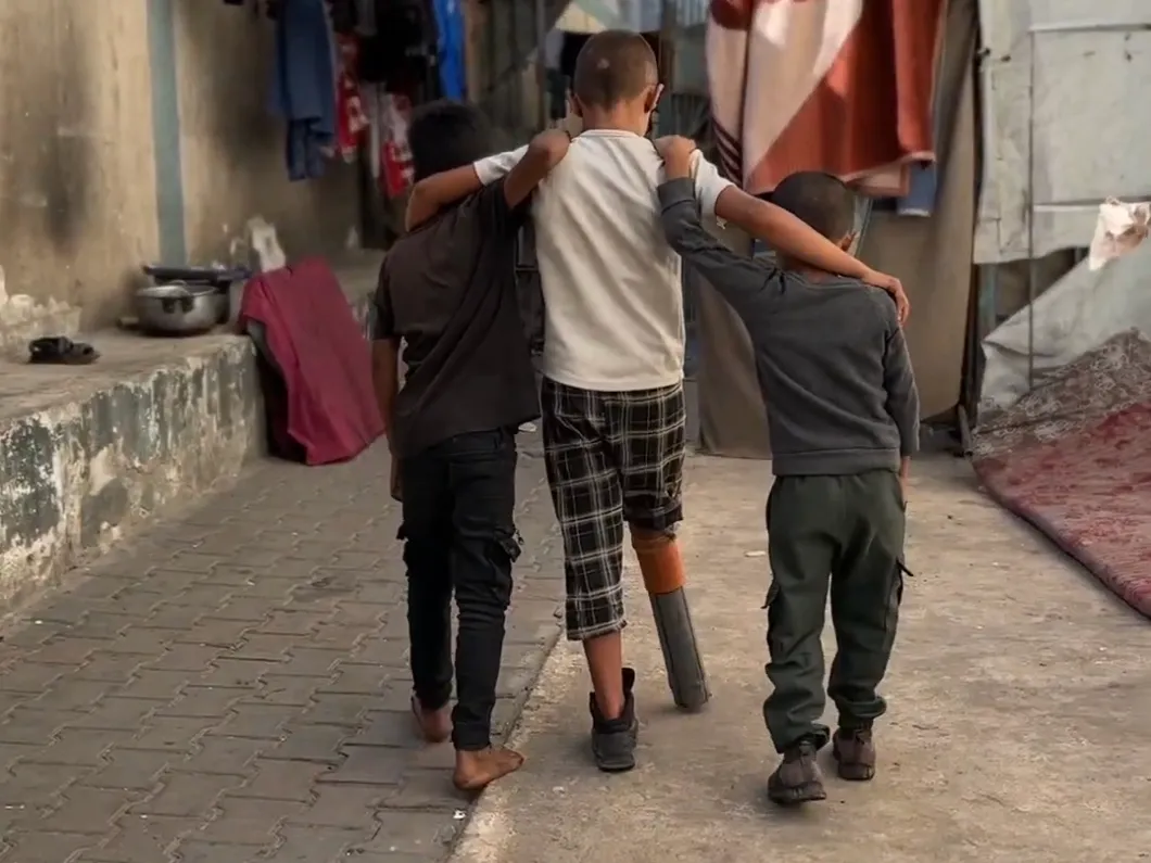 Child Amputies denied prosethes by Israel