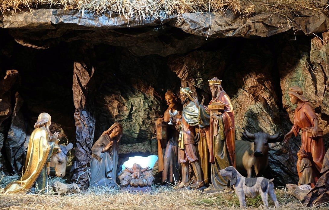 Nativity Scene, Santi Michele e Gaetano church in Florence, Italy Nativity Scene, Santi Michele e Gaetano church in Florence, Italy