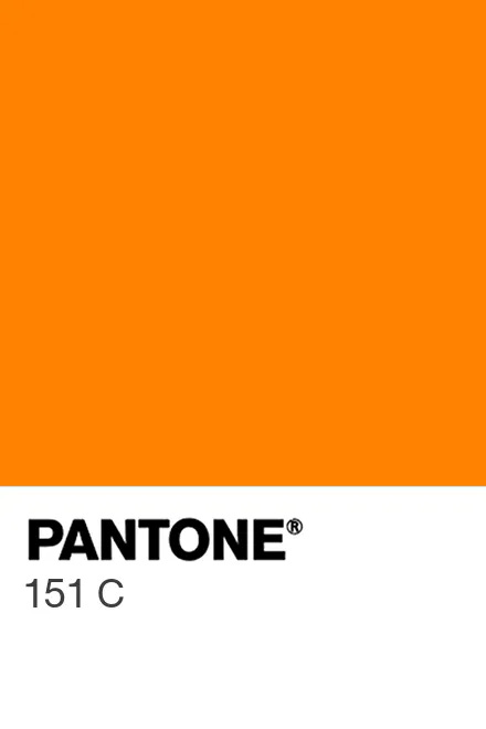 PANTONE 151 C Chip