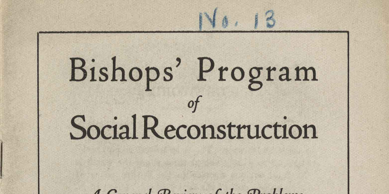 Bishops as Prophets of Social Catholicism