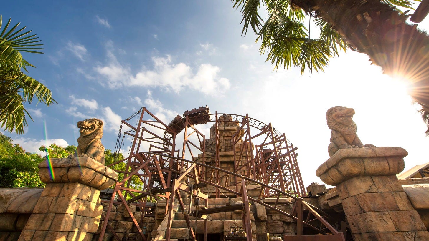 Indiana Jones and the Temple of Peril at Disneyland Paris. Image: Disneyland Paris Indiana Jones and the Temple of Peril at Disneyland Paris. Image: Disneyland Paris