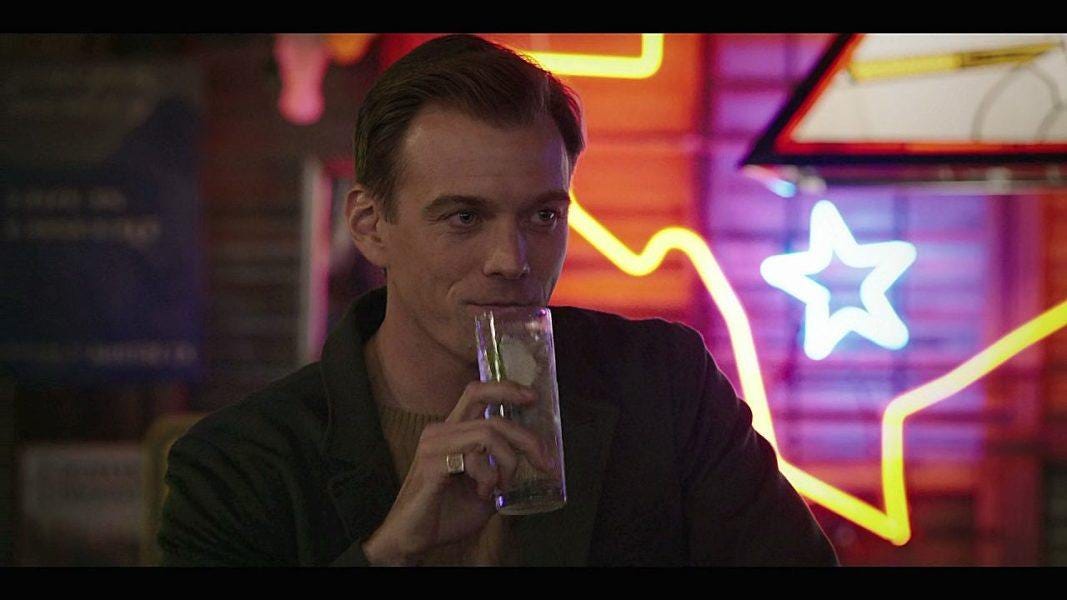 Walker Kevin sucking down a gin and tonic at Side Step bar. Walker Kevin sucking down a gin and tonic at Side Step bar.