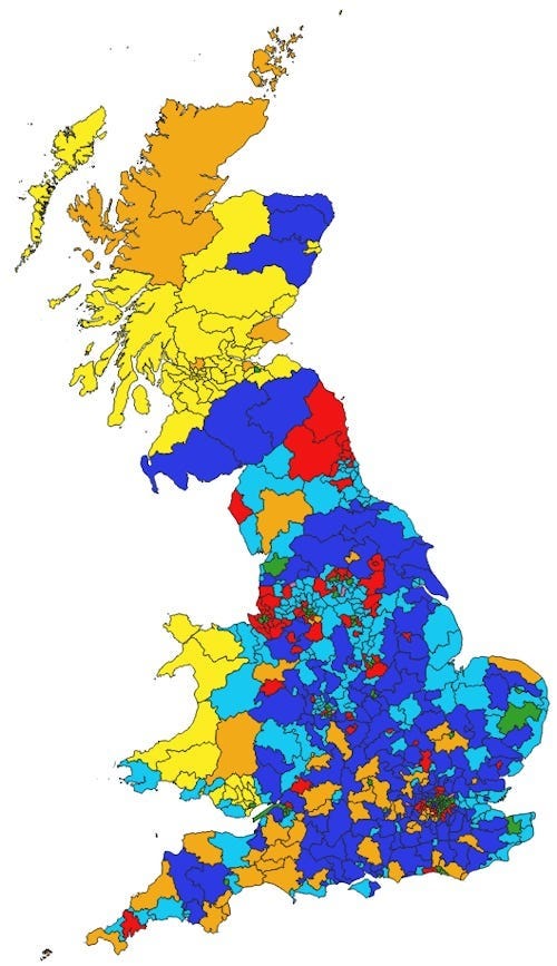 GB Seat Prediction Map Apr 2026