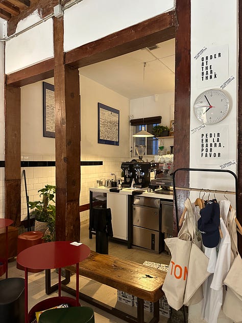 left: Buna; middle: left: Buna Coffee; right: Hola Coffee Lagasca; right: Toma Cafe 1