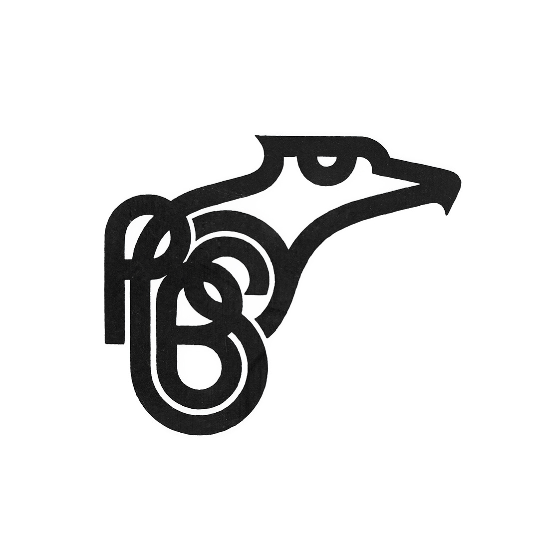 Herb Lubalin's early logo concept for PBS 1971