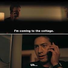 He's coming to the cottage, goddammit! HEATED RIVALRY, S1 E5 “I'll Believe  in Anything,” written and directed by Jacob Tierney.