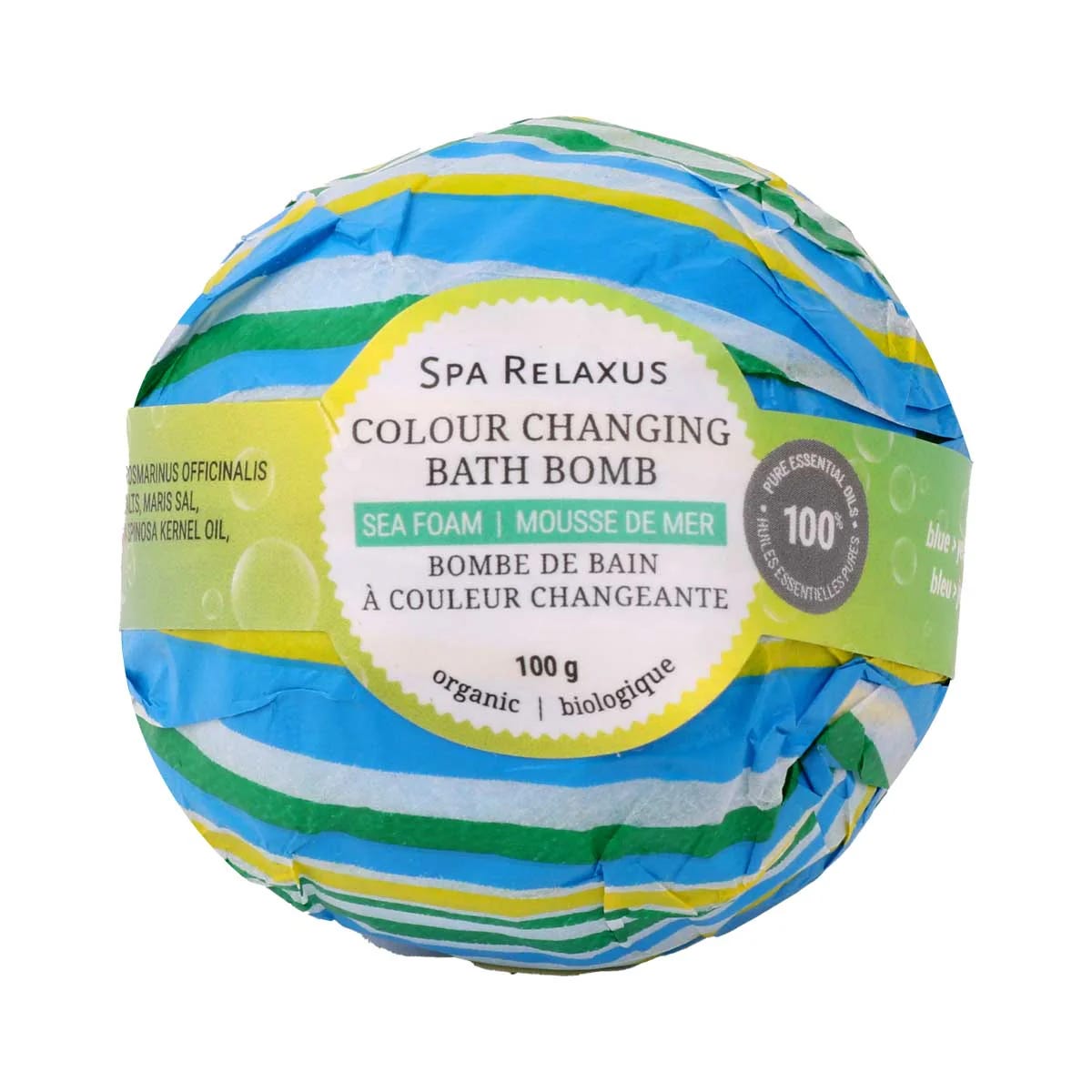 Seafoam Color Changing Bath Bomb (100g)