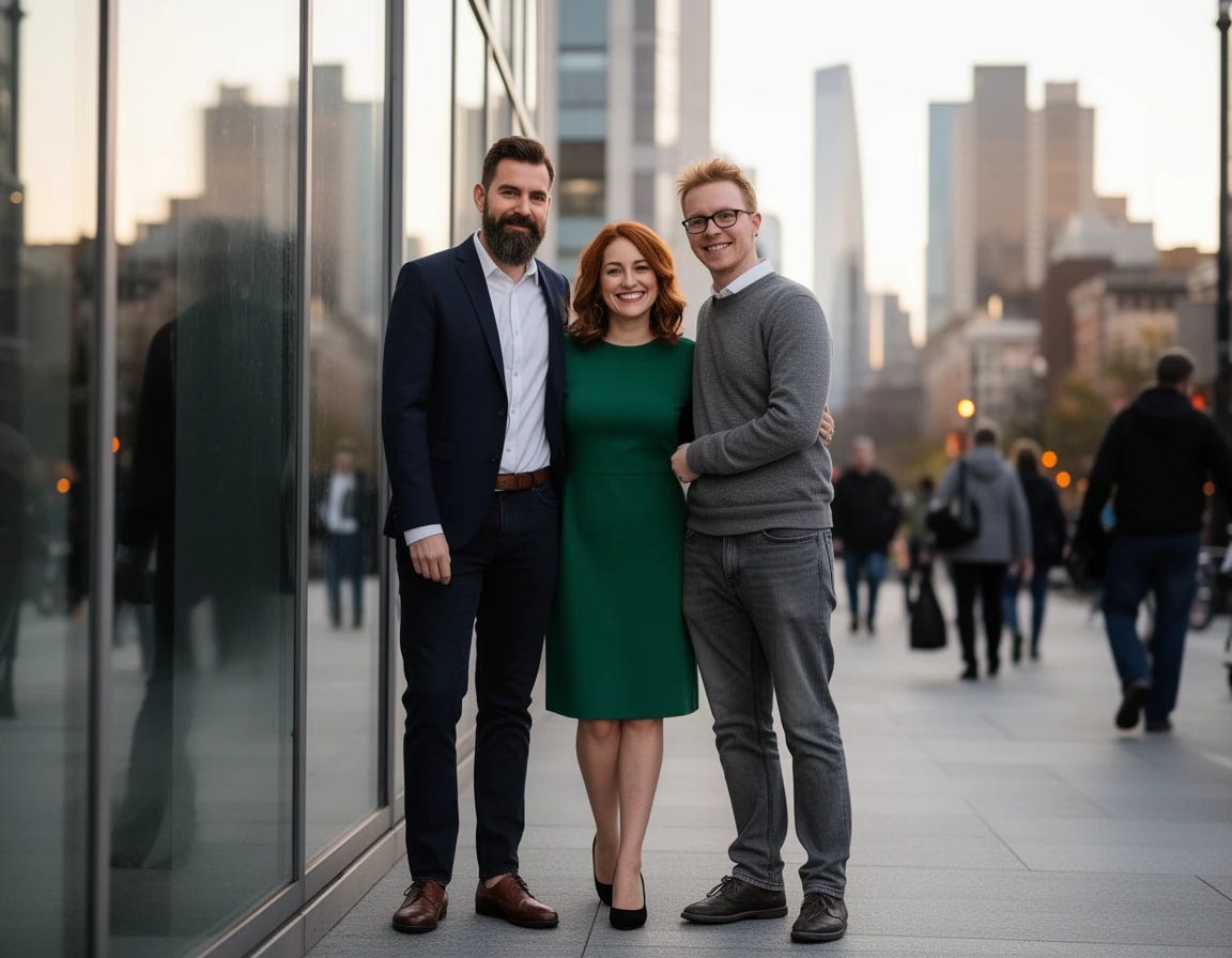 Throuple 2 men one woman Throuple 2 men one woman
