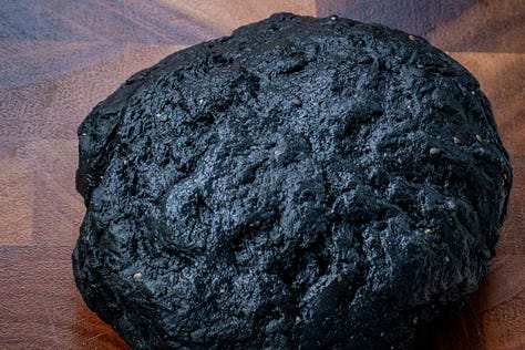spirulina pasta, charcoal pasta, turmeric pasta